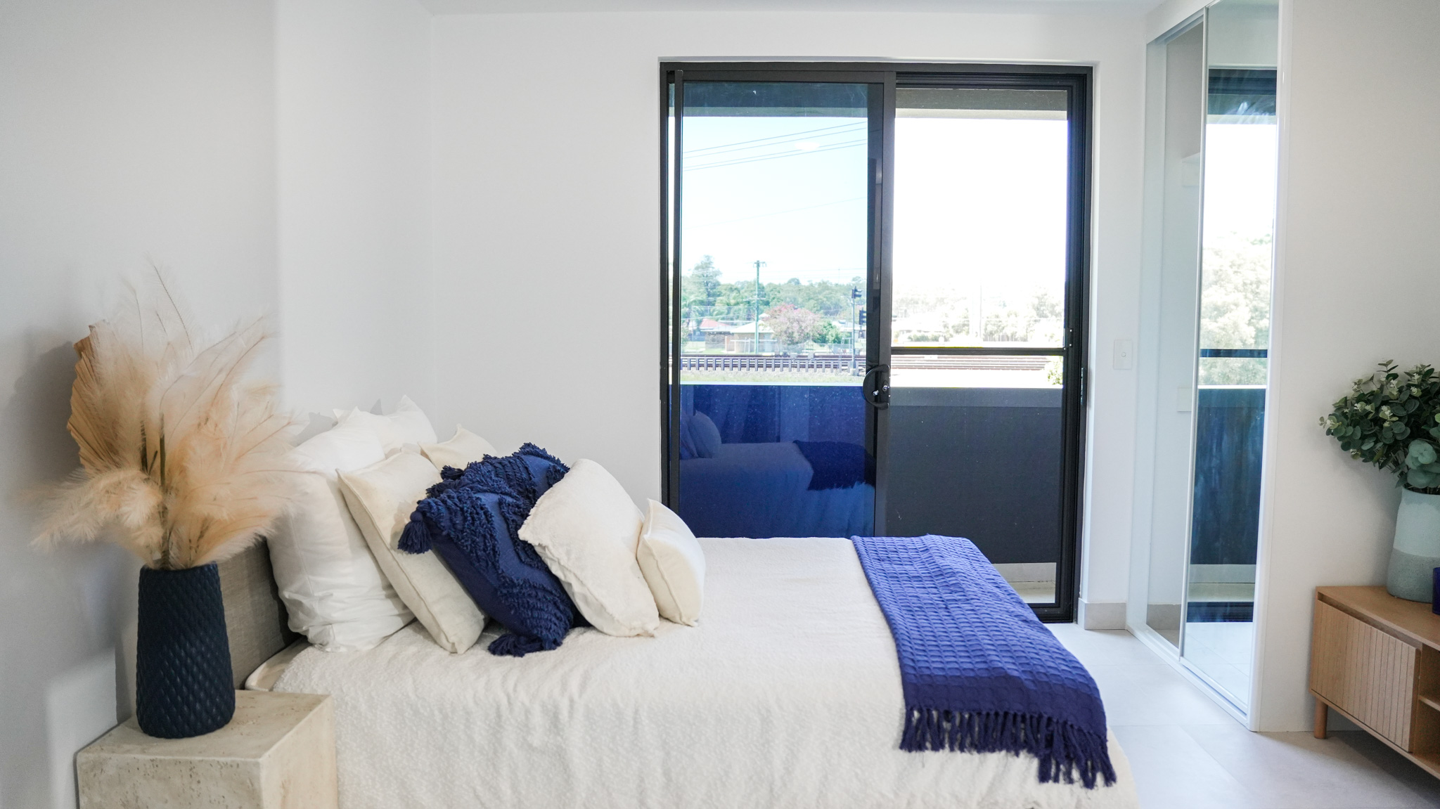 Rooty Hill SIL Apartments - bedroom with balcony