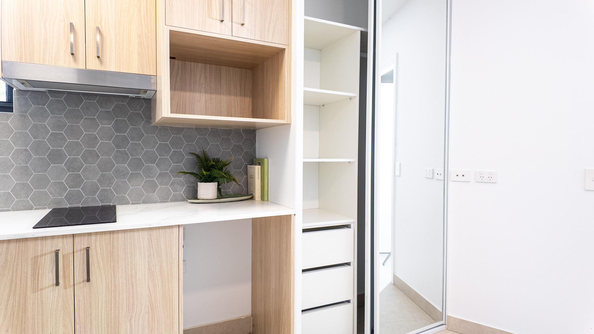Rooty Hill SIL Apartments - kitchen storage